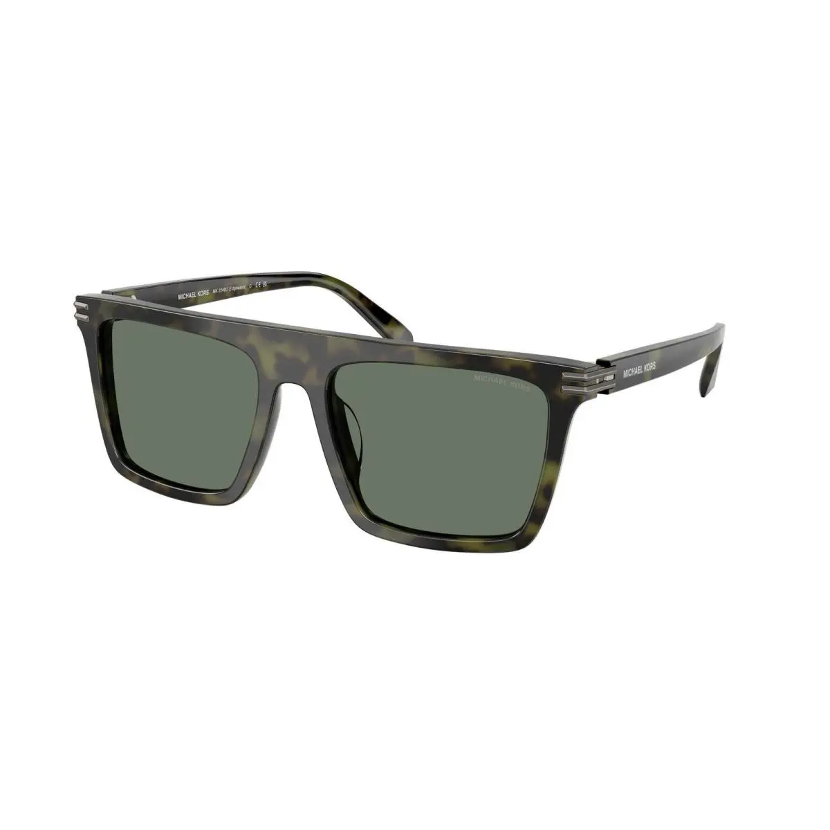 Michael Kors MK 2249 U Olive Tortoise Green Solid Polyamide Standard 37053H Sun