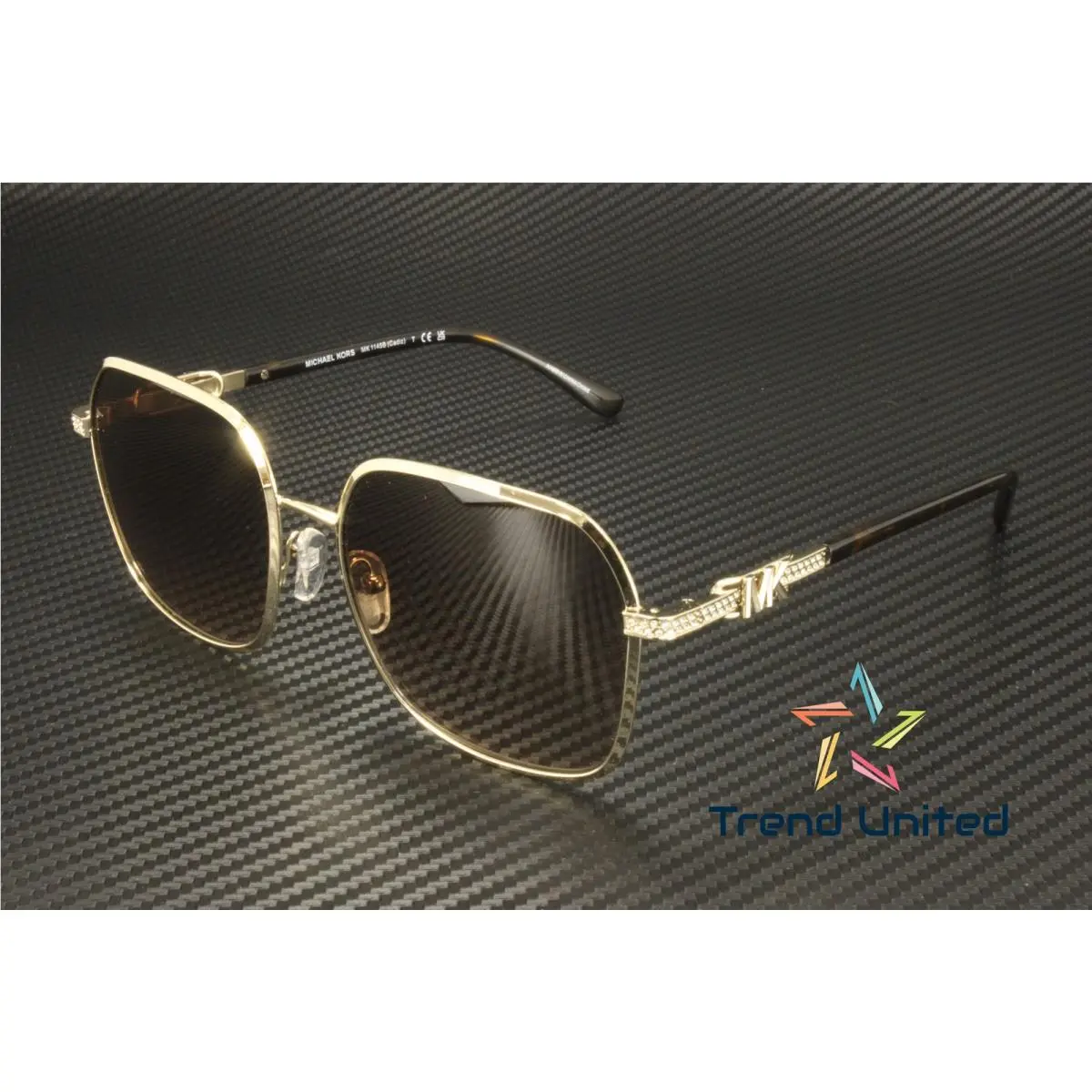 Michael Kors MK1145B 101413 Cadiz Gold Brown Gradient 58 mm Women`s Sunglasses
