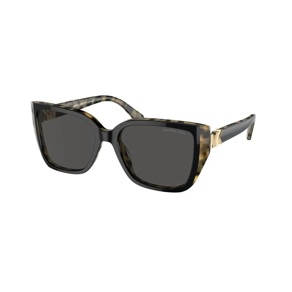 Michael Kors MK 2199 Acadia bi Layer Black Amber to 395087 Sunglasses