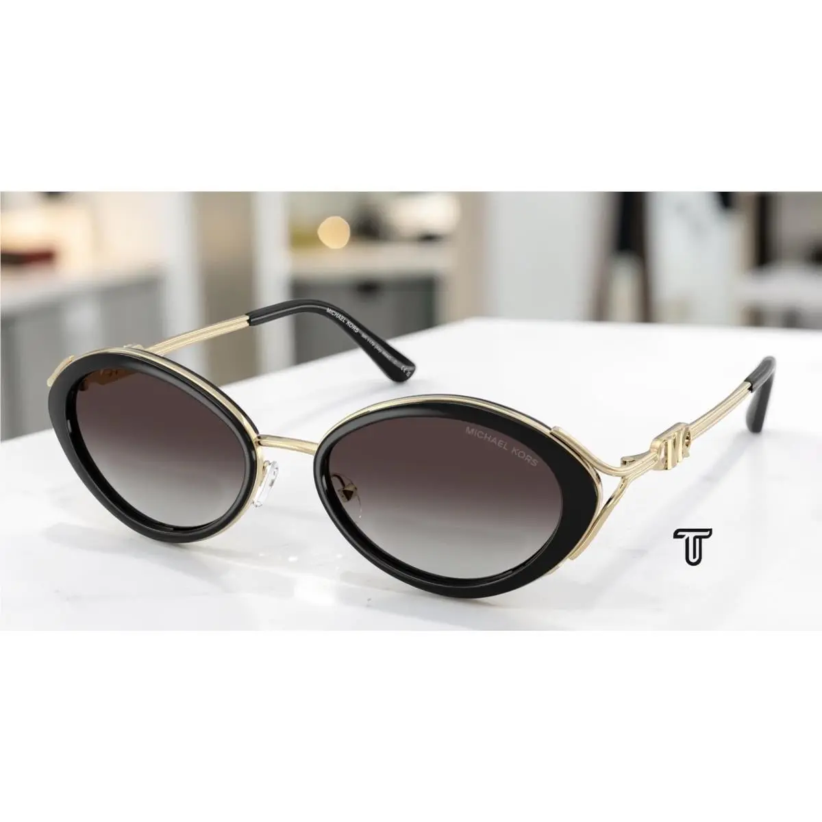 Michael Kors MK1179 30058G Key West Black Grey Grad Black 53mm Womens Sunglasses