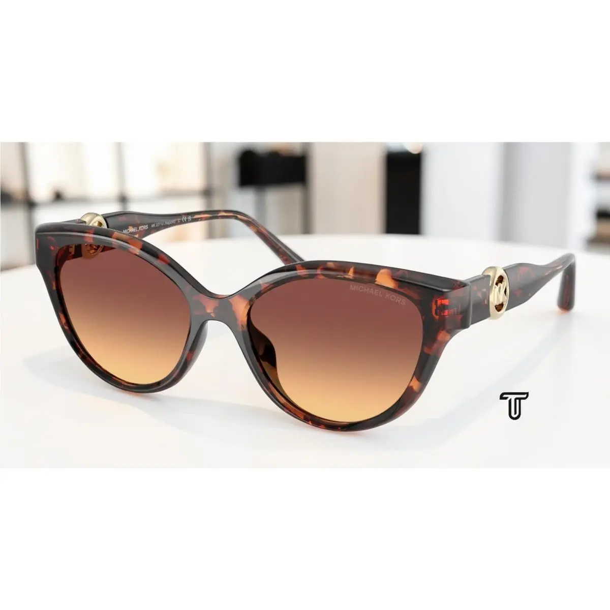 Michael Kors MK2271U 403178 Nagoya Luggage Tort Brown Grad 53mm Women Sunglasses