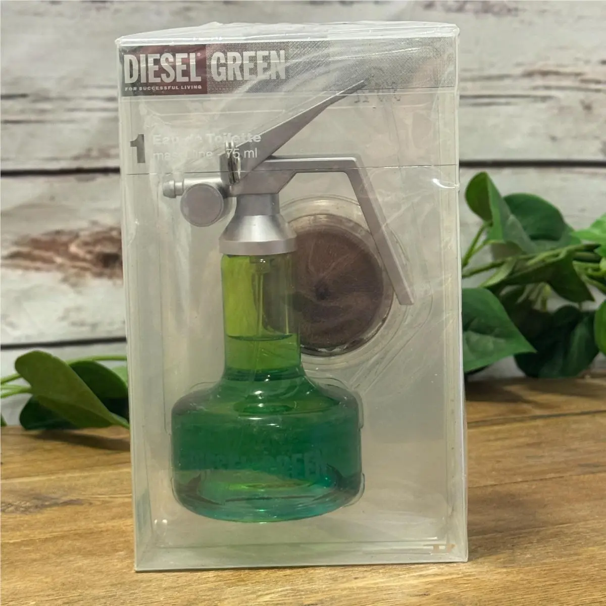 Green Masculine 2.5 oz 75 ml Men’s Cologne Spray Box Token Base by Diesel