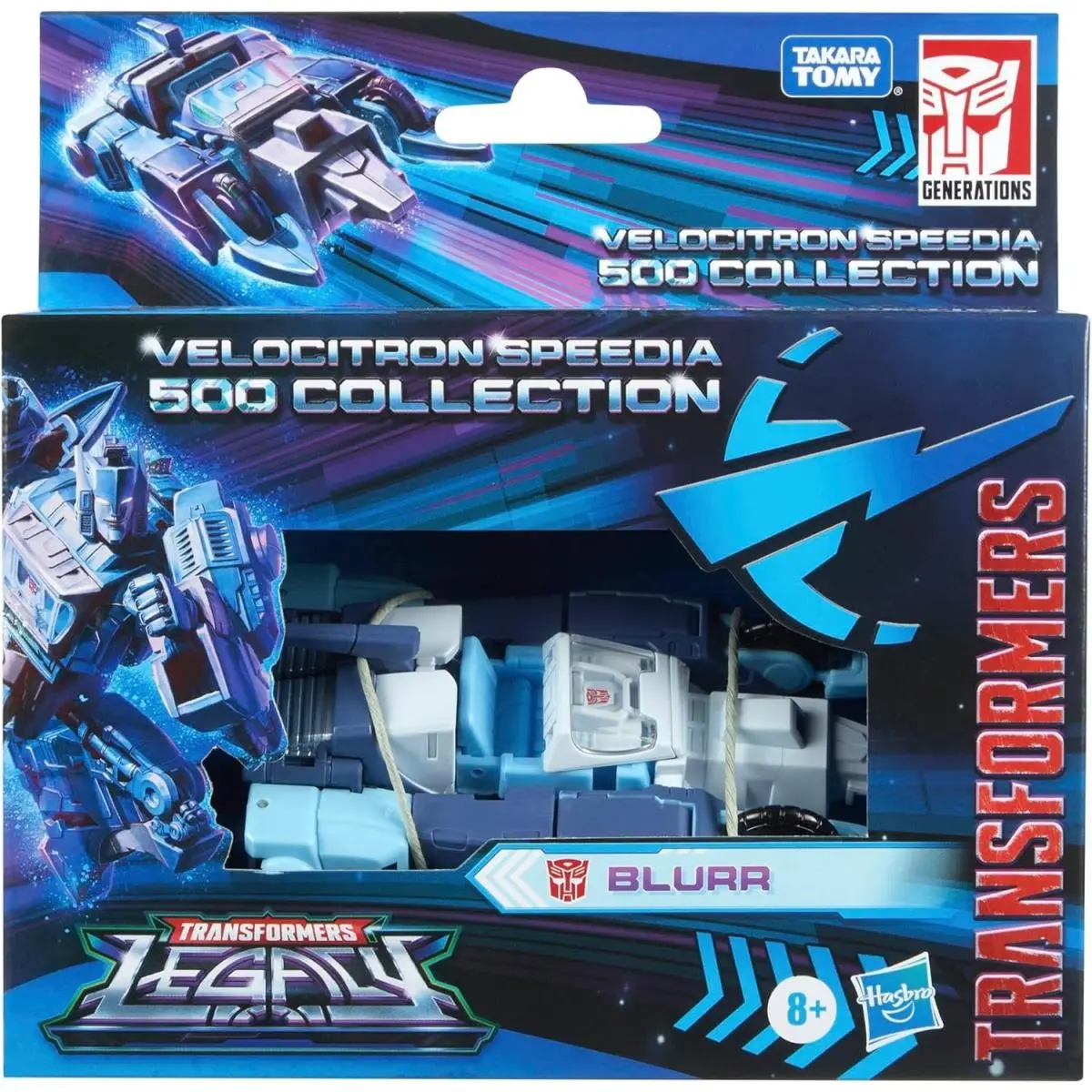 Transformers Generations Legacy Velocitron Speedia 500 Deluxe Collection Blurr