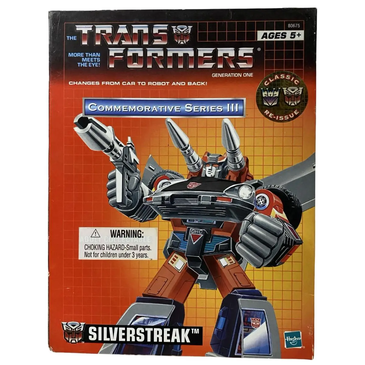 Transformer G1 Commemorative Series Iii Silverstreak Figure Toys R Us 2002