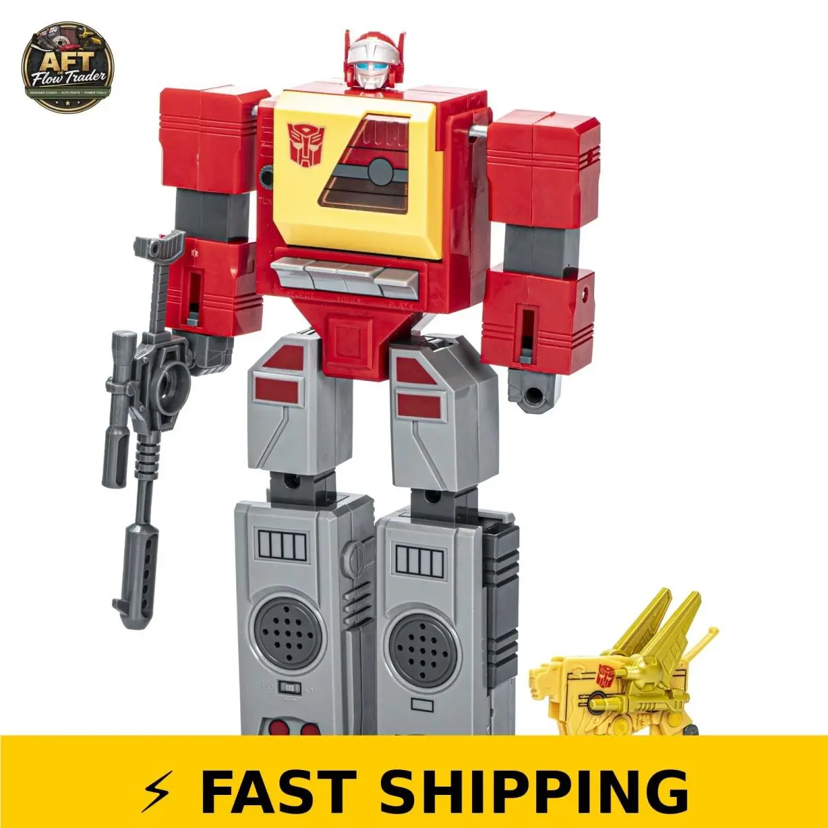 Transformers 40th Anniversary Autobot Blaster Steeljaw Action Figures