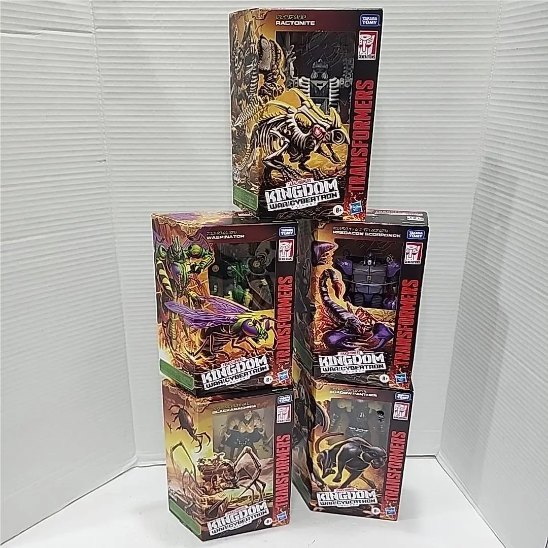 Transformers Kingdom Wfc Scorponok Waspinator Blackarachnia Shadow Panther Fossi