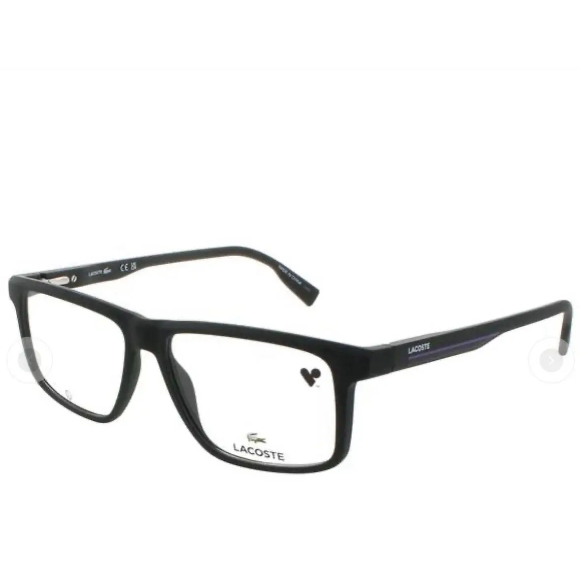 L2259 301 55mm Matte Green Men`s Ophthalmic Rx Eyeglasses Frame by Lacoste