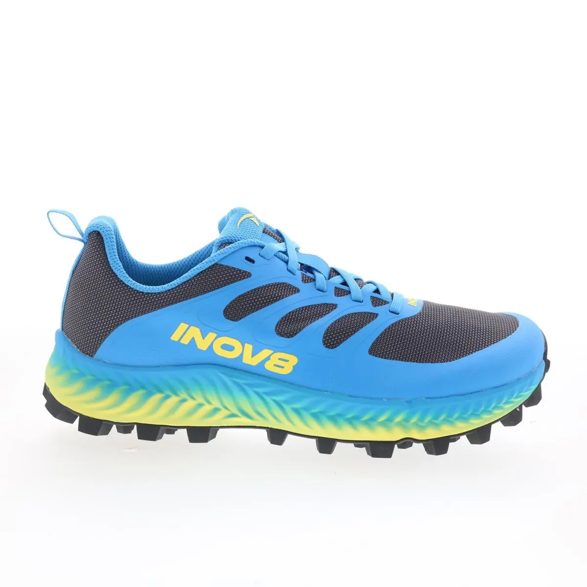 Inov-8 Mudtalon 001144-DGBLYW Mens Blue Wide Synthetic Athletic Hiking Shoes 7.5