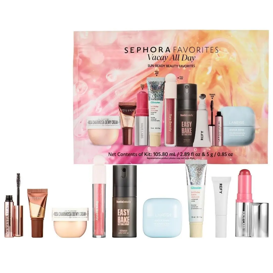 Sephora Favorites Vacay All Day Makeup and Skincare Value Set