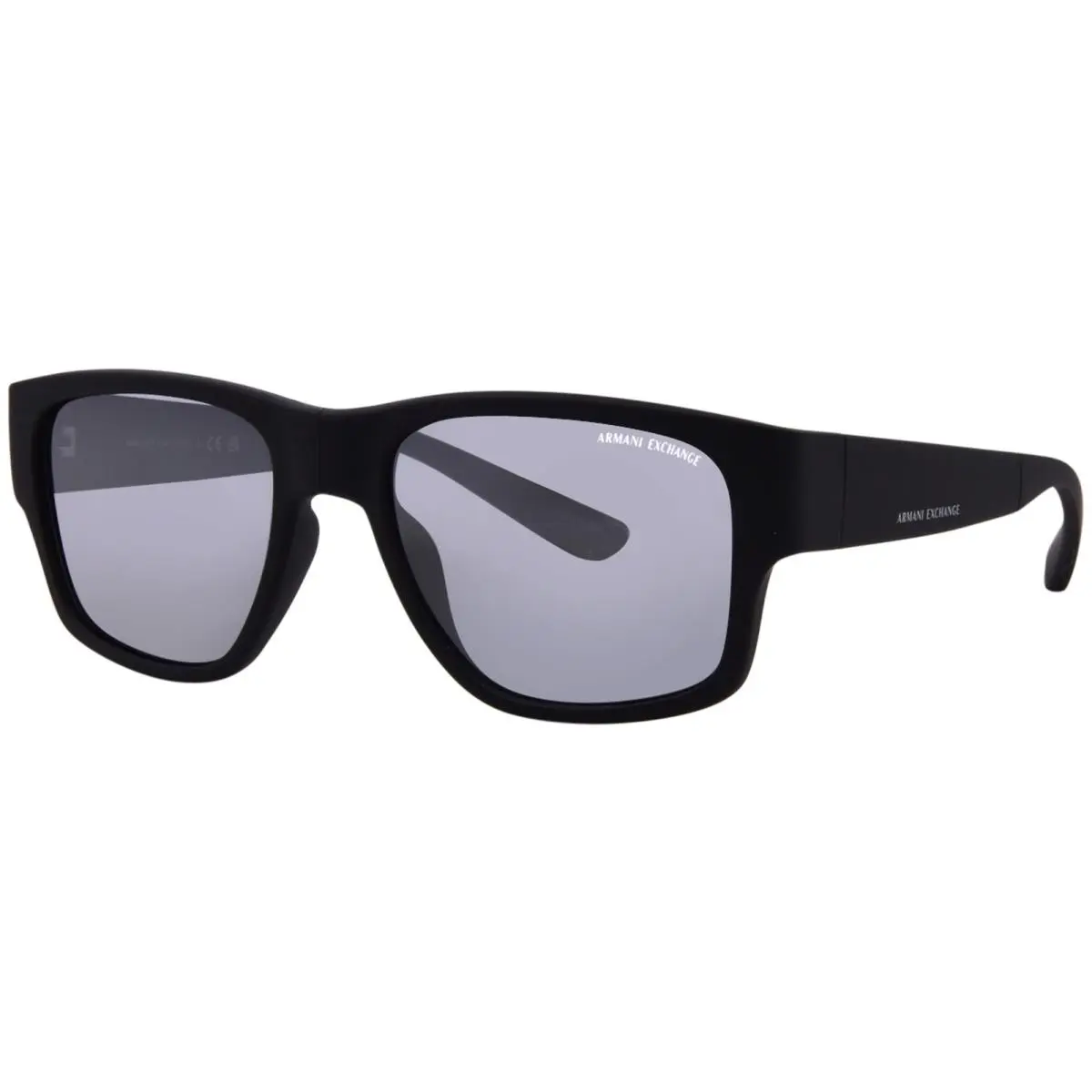 Armani Exchange AX4141SU 80786G Sunglasses Men`s Black/grey/black Mirror 56mm