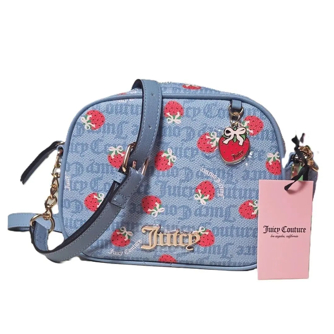 Juicy Couture Berry Sweet Strawberry Camera Crossbody Purse Viral