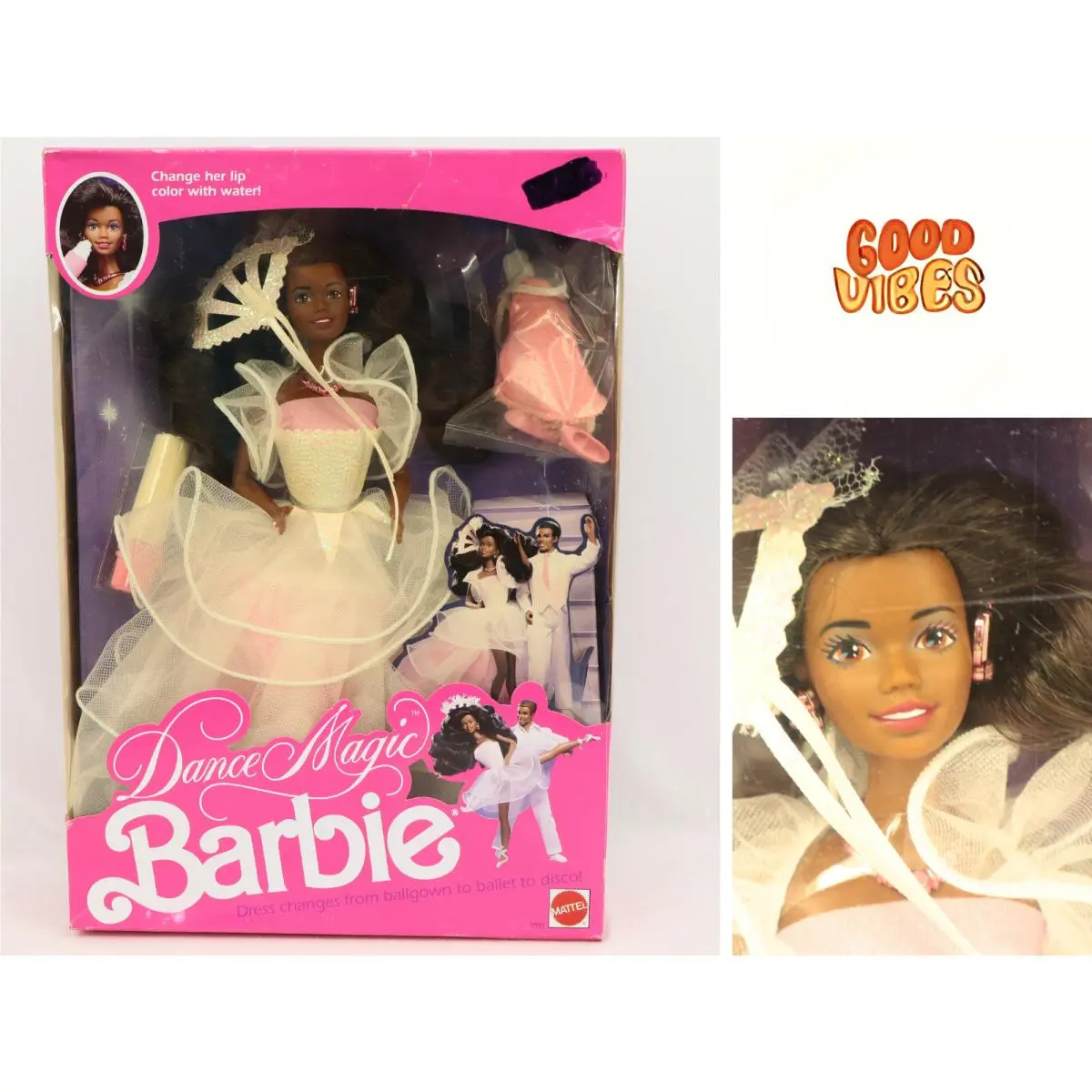 Vtg 1989 Barbie Dance Magic African-american Nrfb Mattel 7080