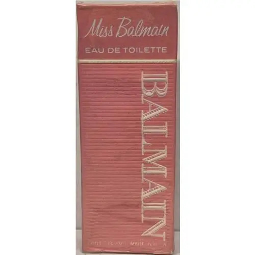 and Box Vintage Miss Balmain Eau DE Toilette Perfume