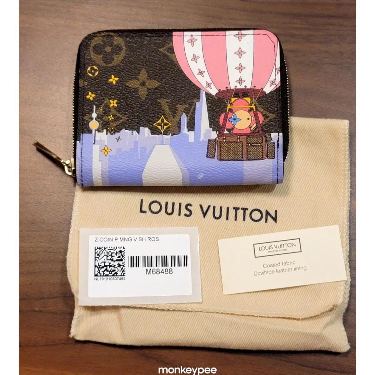 Louis Vuitton Vivienne Animation Shanghai Zippy Coin Purse Monogram M68488