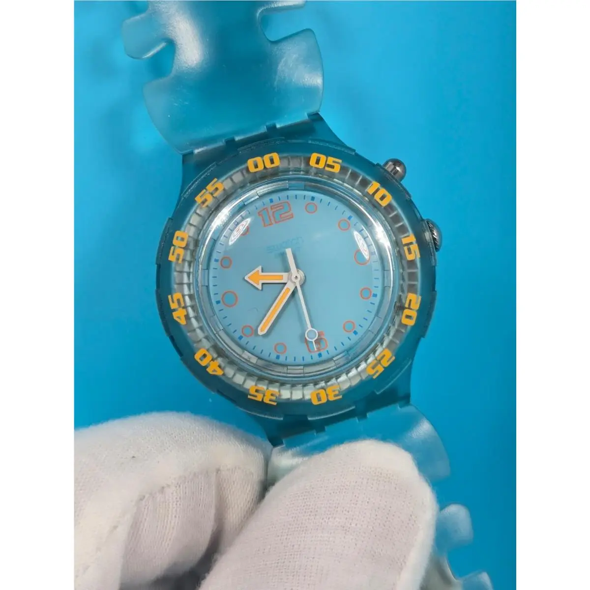 Swatch SDN110 Spine Swiss Scuba 38mm Quartz Watch