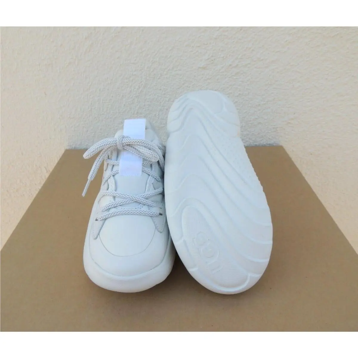 UGG shoes - UGG La Cloud Lace - Cloud Lace - White Suede (UPC: 194715663503) 3