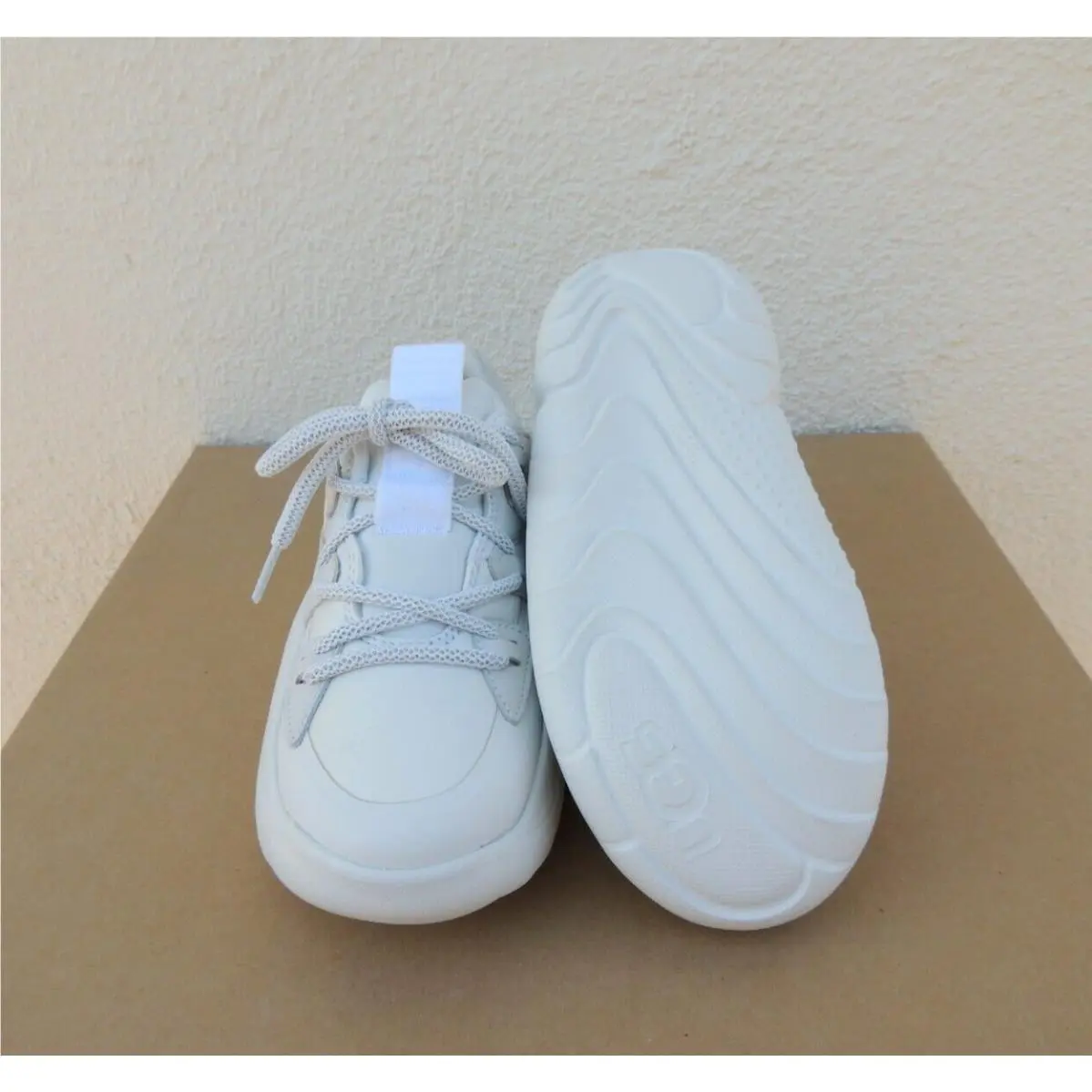 UGG shoes - UGG La Cloud Lace - Cloud Lace - White Suede (UPC: 194715663558) 3