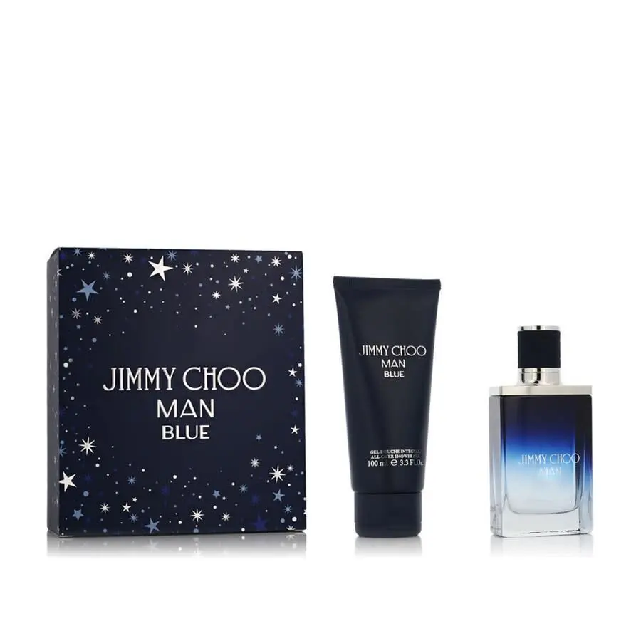 Jimmy Choo Men`s Man Blue 2pcs Edt Gift Set Fragrances 3386460138376