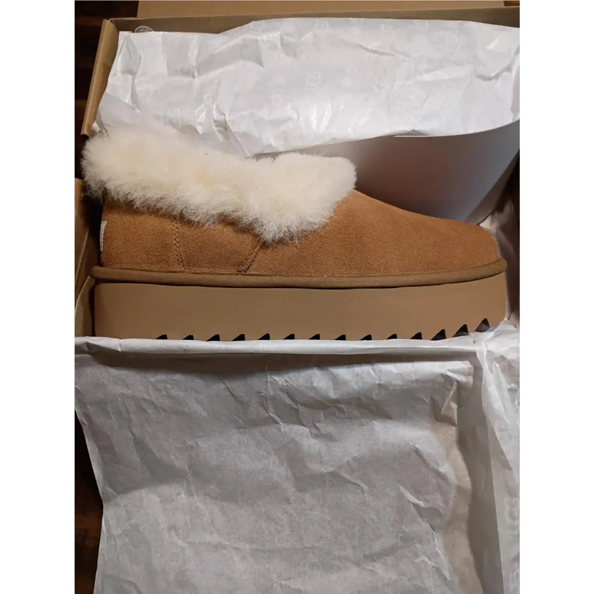 UGG shoes - UGG Nita Genuine Shearling Slipper - Chestnut 6