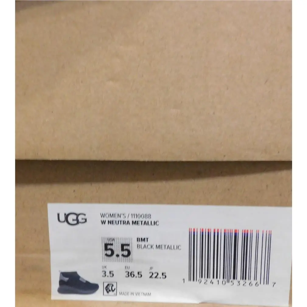 UGG shoes - UGG Neutra Metallic - Neutra Metallic - Black (UPC: 192410532667) 5