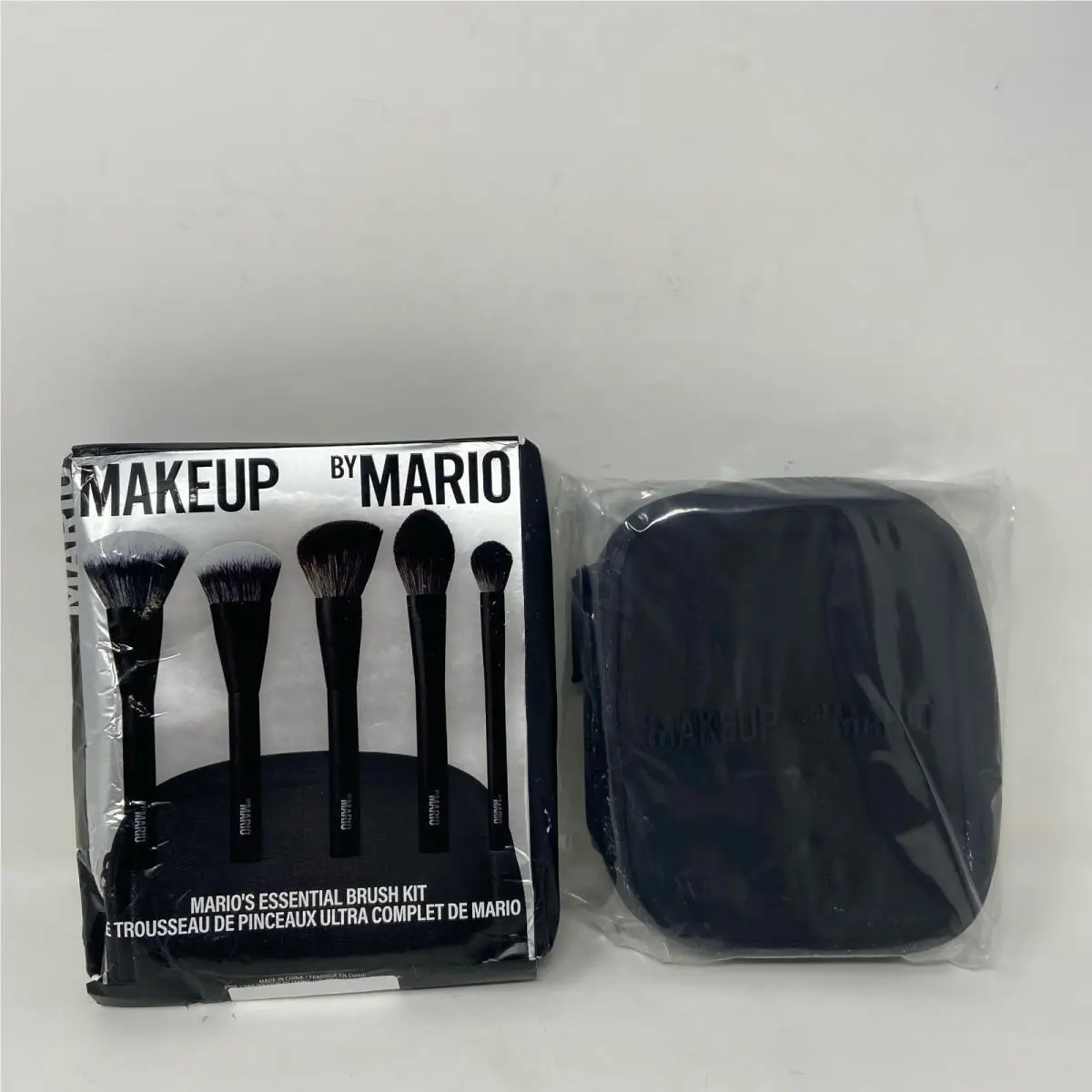 Makeup BY Mario 5-Piece Travel Brush Set + Case Black