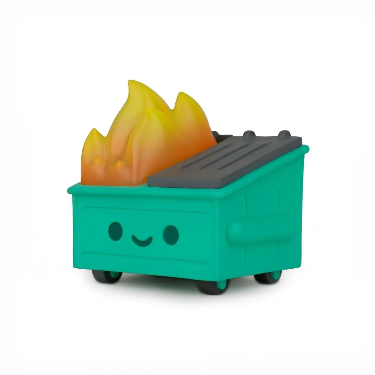 Kawaii Dumpster Fire Vinyl Figure Collectible Toy Mini Companion 3.5 Inches