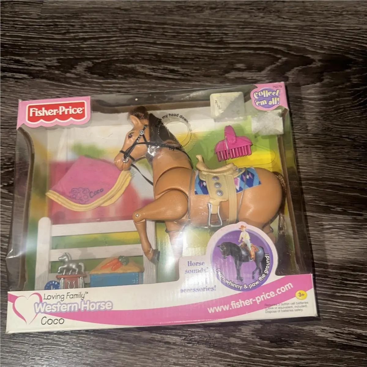 Fisher Price Loving Family Dollhouse Horse Stable Western Pony Coco