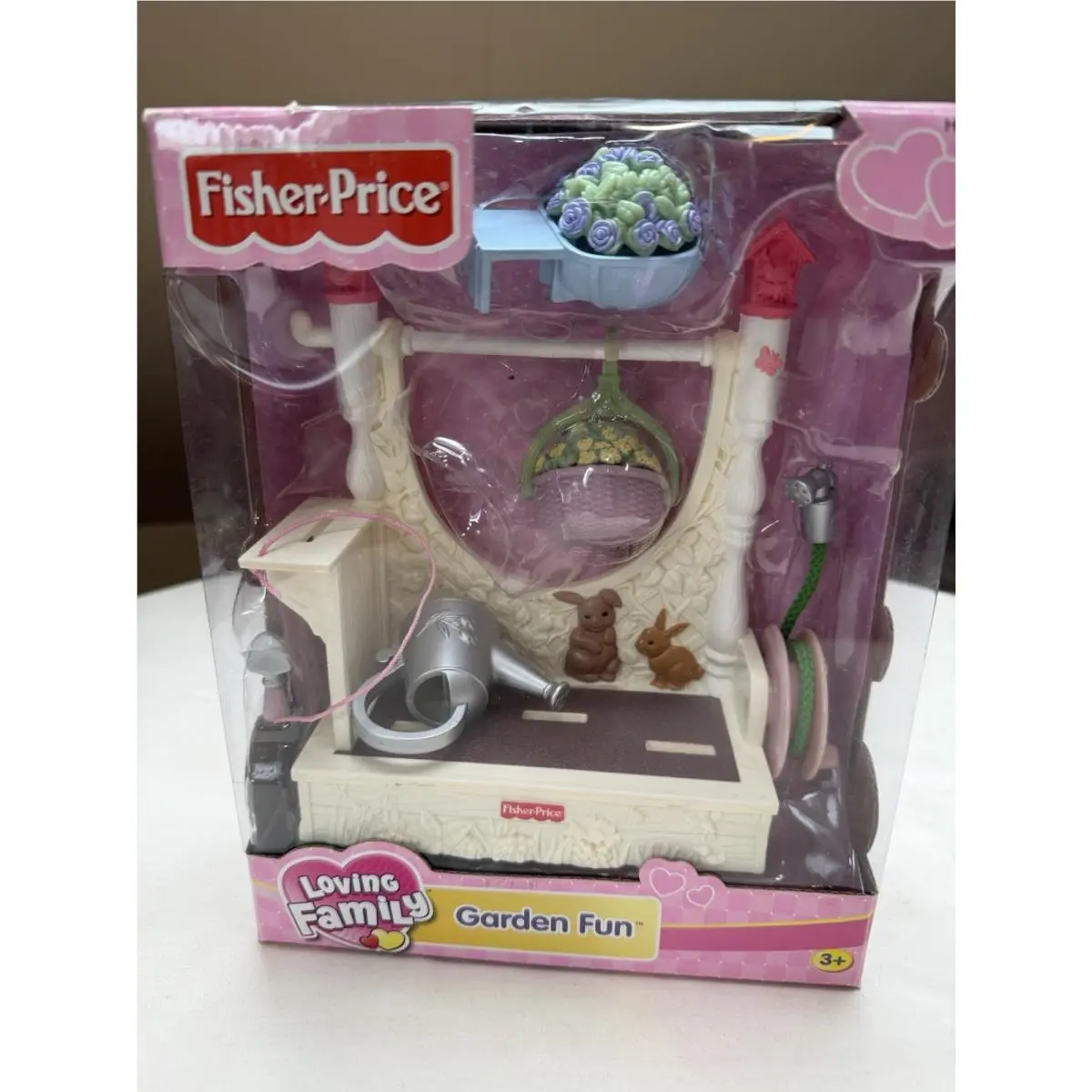 2005 Fisher-price Loving Family Garden Fun Easter Bunny -toys R` Us-nib Vtg
