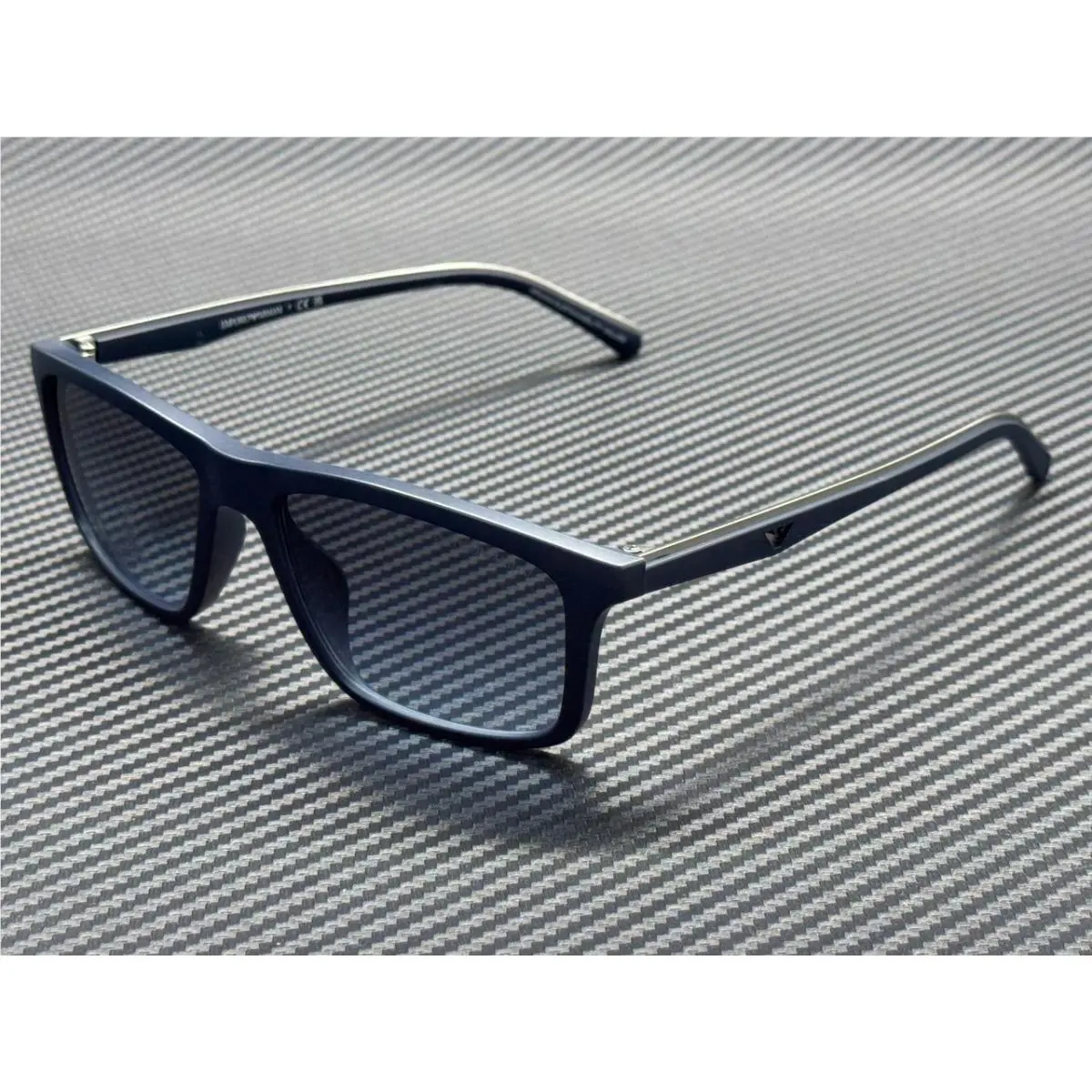 Emporio Armani EA4257U 508819 Matte Blue Gradient Men`s 57 mm Sunglasses