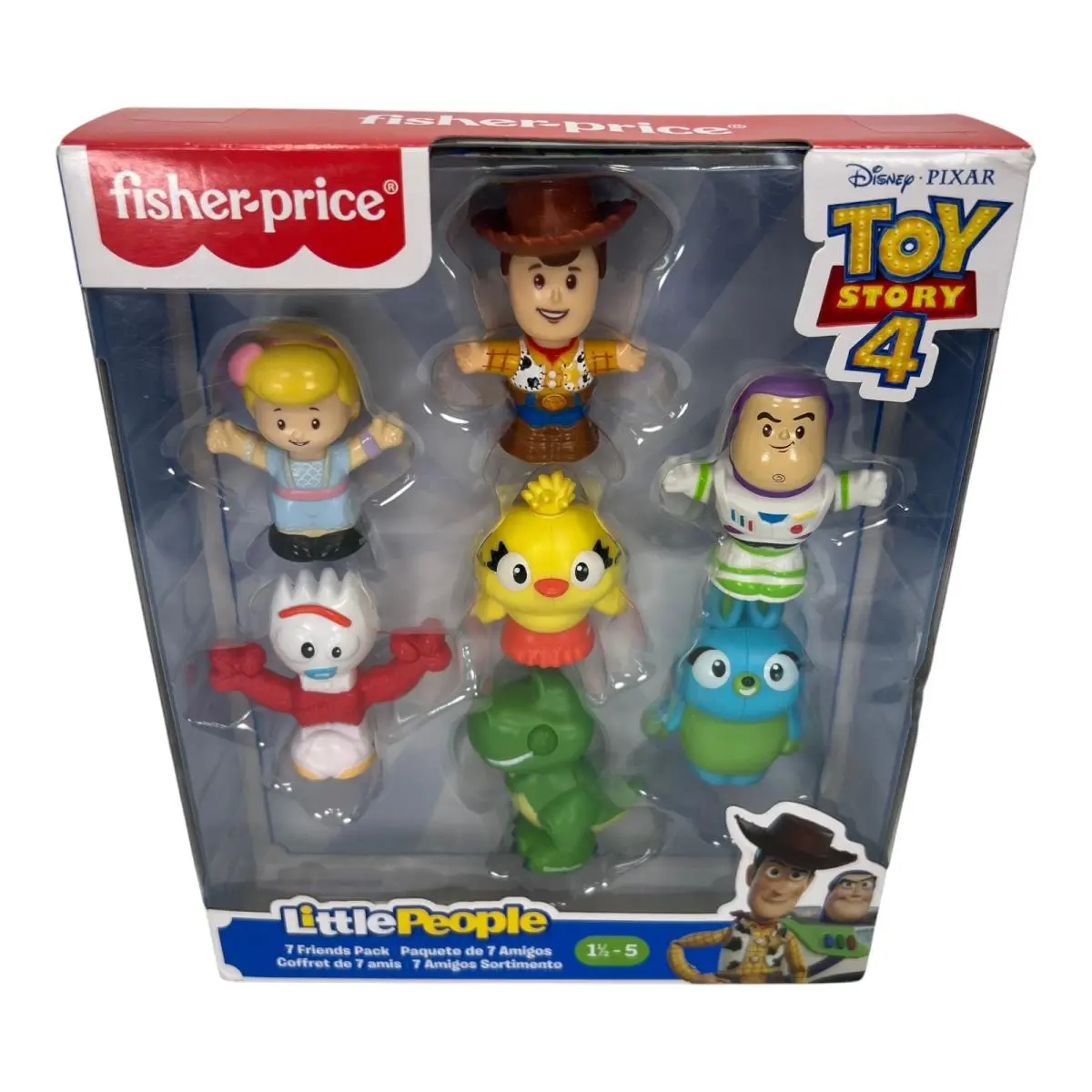 Fisher Price Toy Story 4 Little People 7 Friends Pack Disney Pixar Figure Mattel