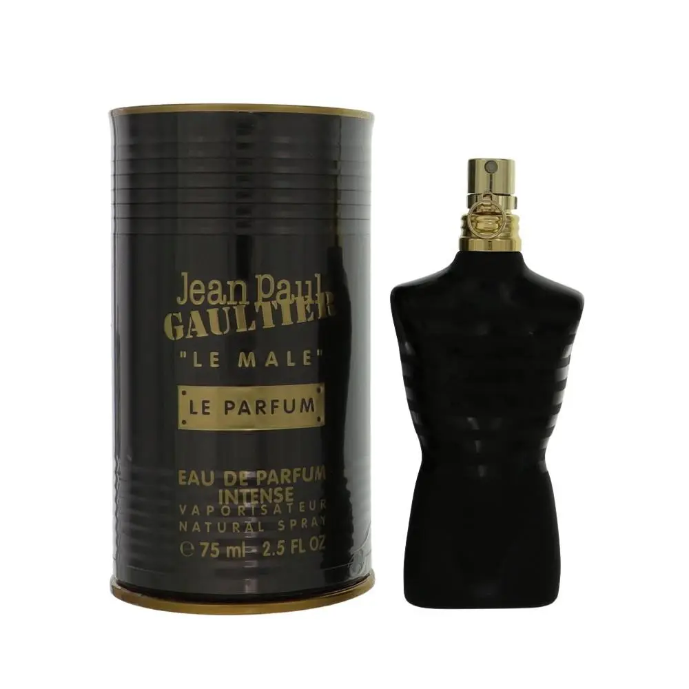 Le Male Le Parfum 2.5 Oz Eau De Parfum Intense Spray by Jean Paul Gaultier Box
