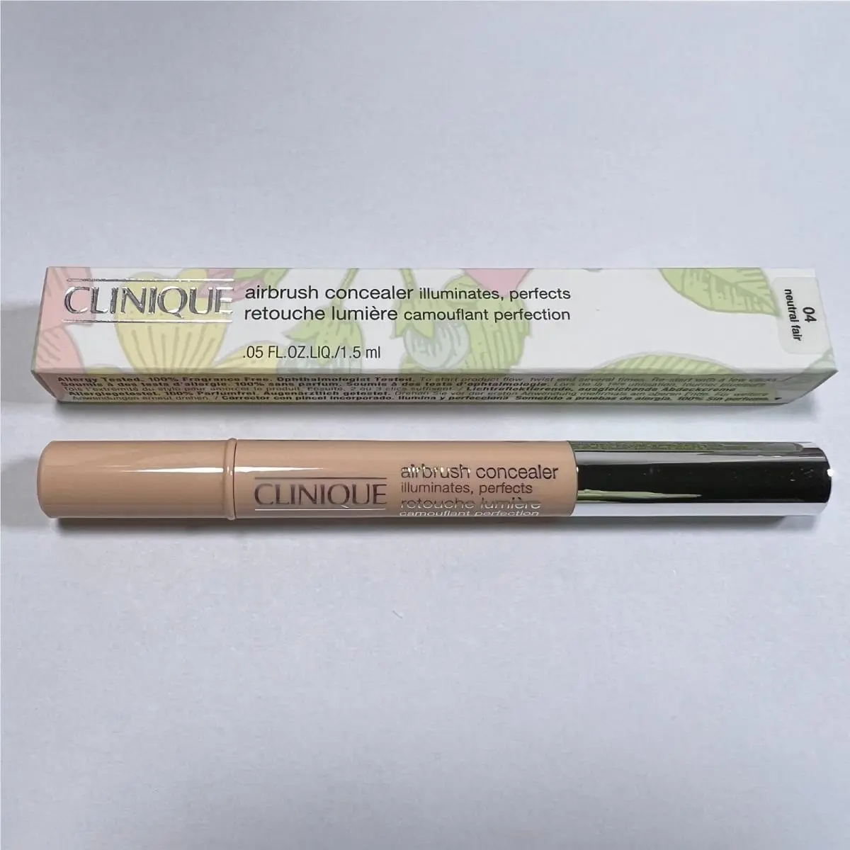 Clinique Airbrush Concealer Shade 04 Neutral Fair Full Regular Standard Size