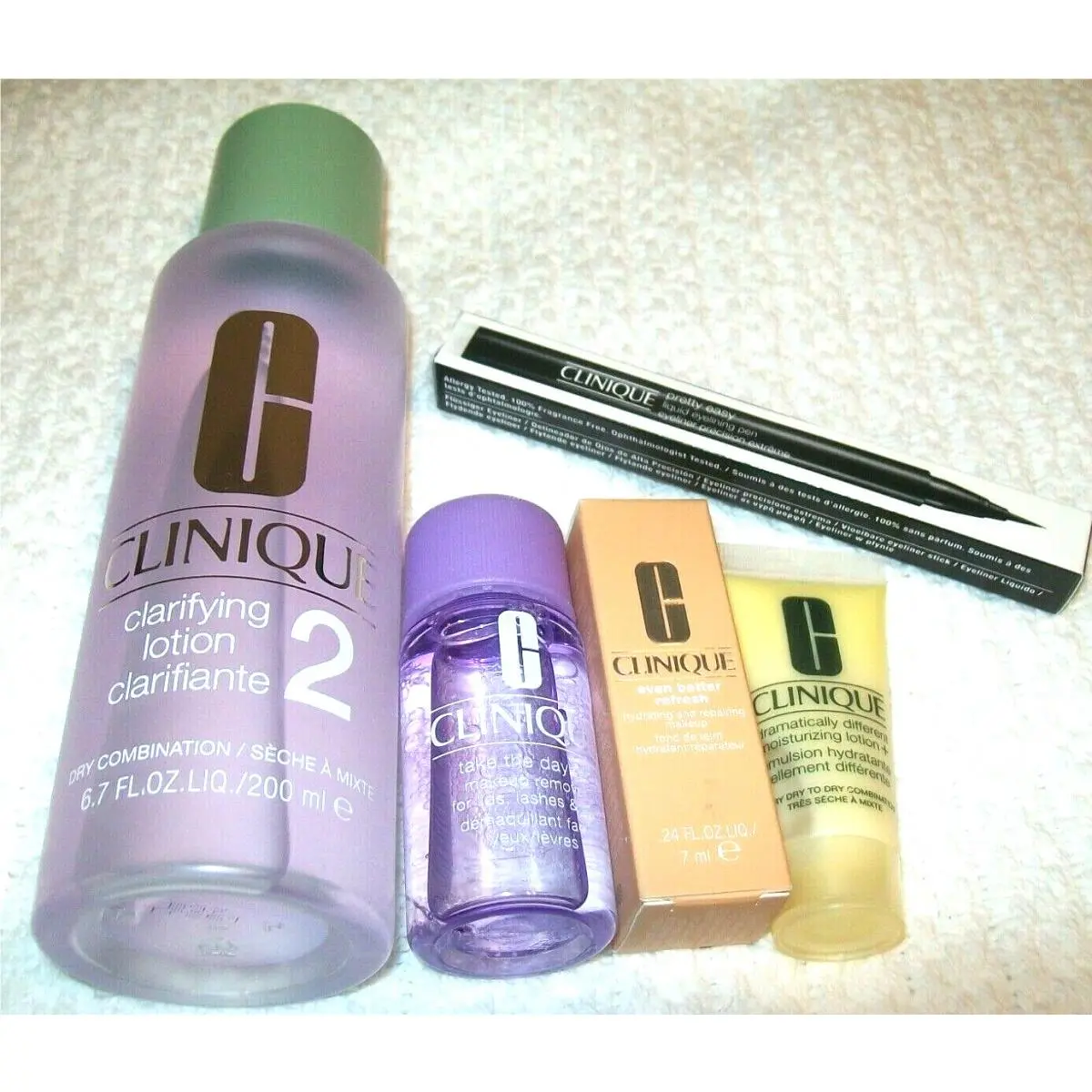Clinique Clarifying Lotion Makeup Remover Even Better Refresh Eyeliner Lot