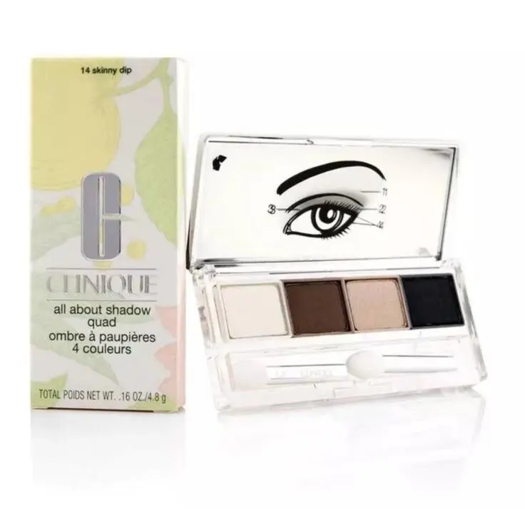 All About Shadow Quads by Clinique 14 Skinny Dip / 0.016 Oz. 4.8g