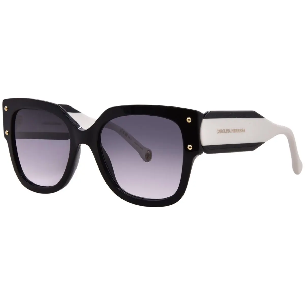 Carolina Herrera Her-0366/S 80S90 Sunglasses Women`s Black/grey Gradient 55mm