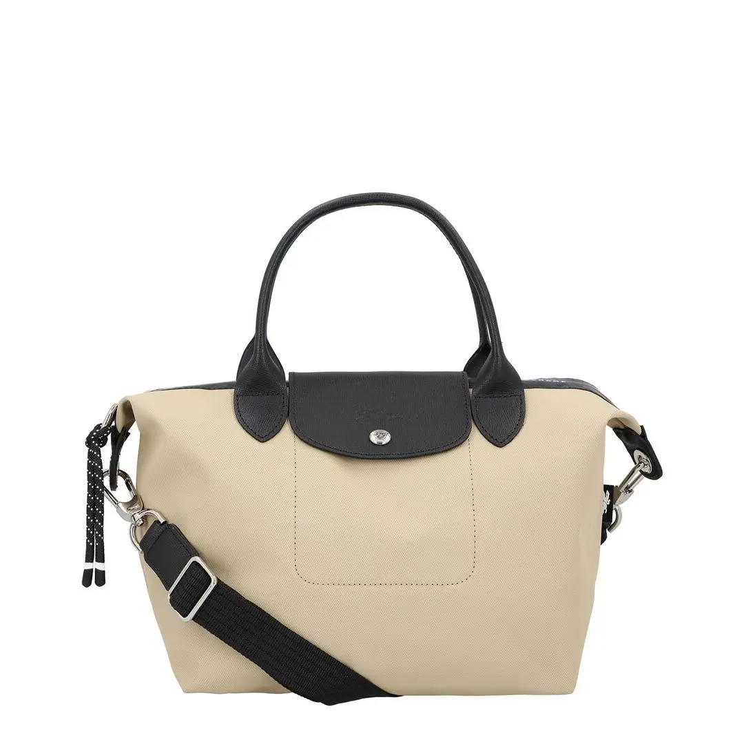Longchamp Le Pliage Energy Small Canvas Crossbody Women`s Beige Os - Exterior: Beige