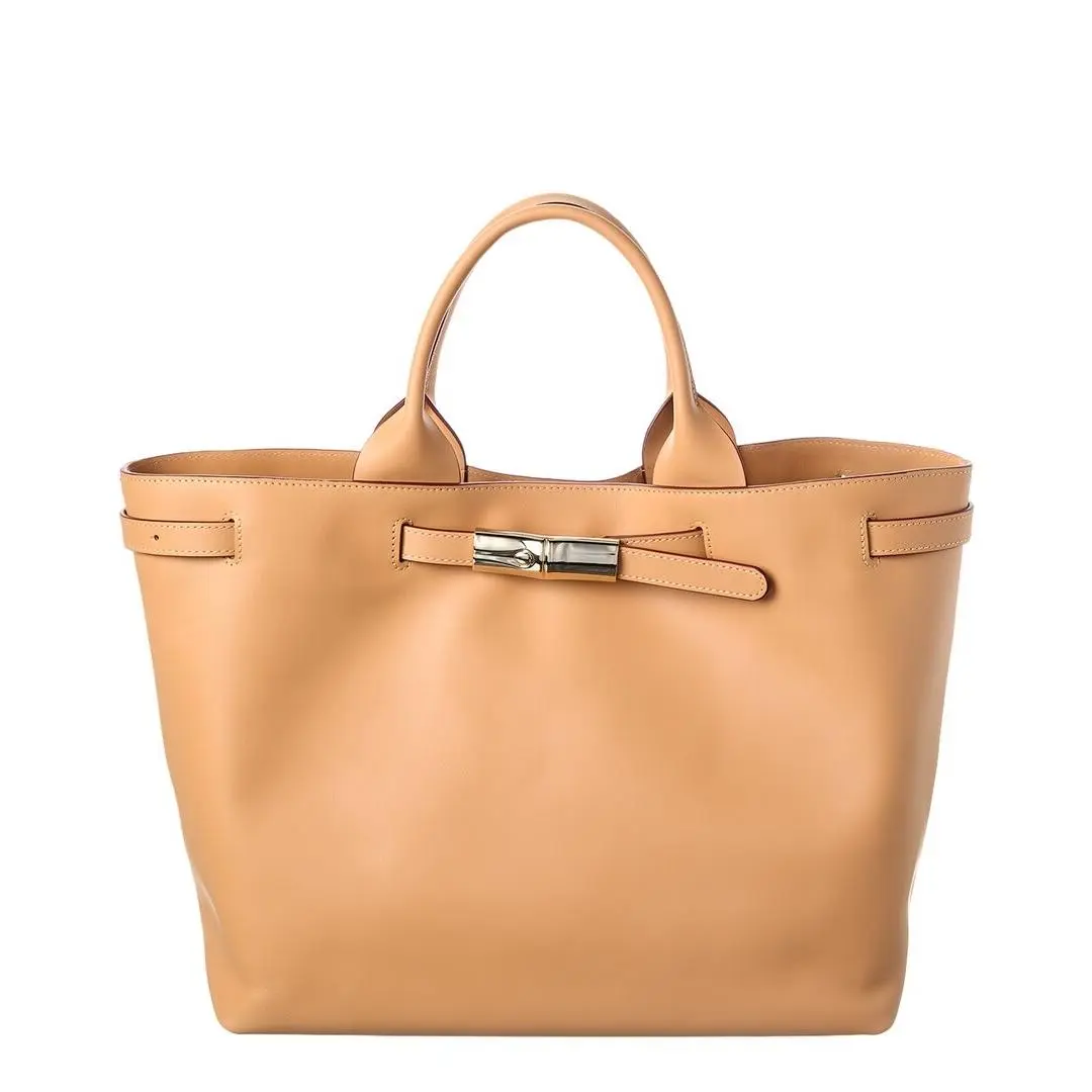 Longchamp Le Smart Leather Tote Women`s Brown