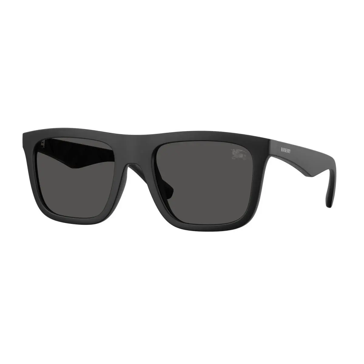 Burberry BE 4458 U Matte Black Dark Grey Polyamide Standard 346487 Sunglasses