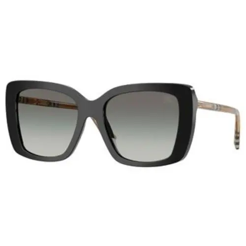 Burberry BE 4456 F Black Grey Gradient Polyamide Standard 416111 Sunglasses