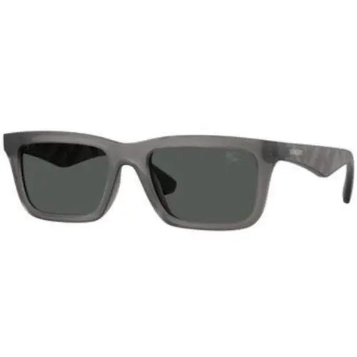 Burberry BE 4475 U Matte Grey Dark Grey Polyamide Standard 421387 Sunglasses