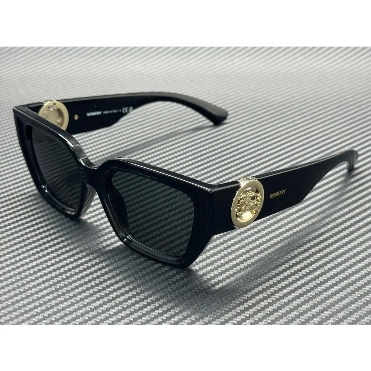 Burberry BE4472U 300187 Black Dark Grey Women`s 53 mm Sunglasses