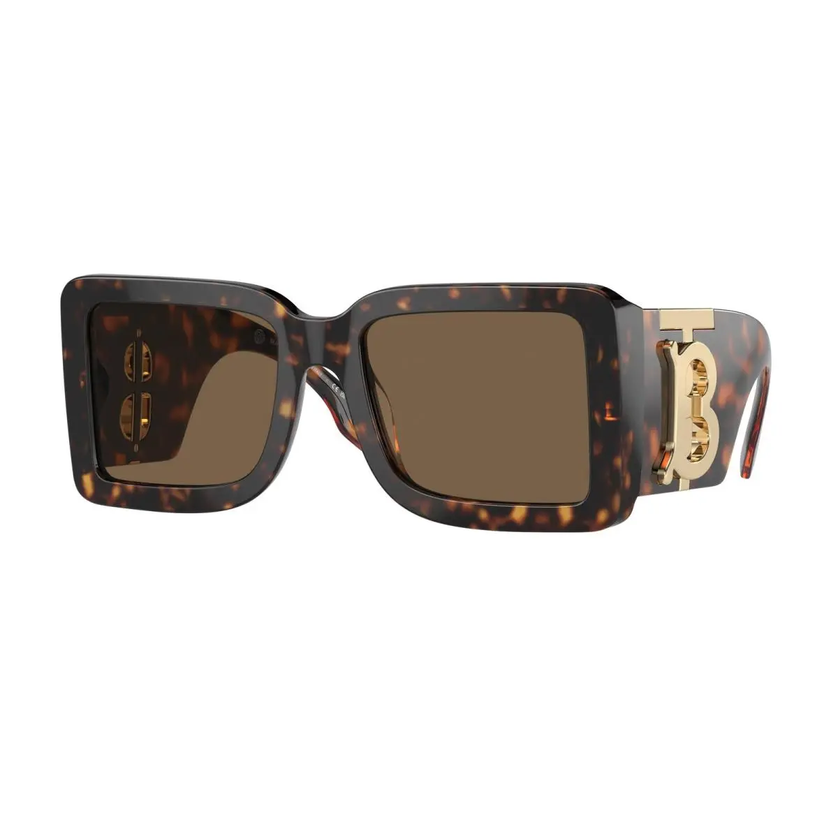 Burberry BE 4406U Dark Havana Dark Brown 300273 Sunglasses