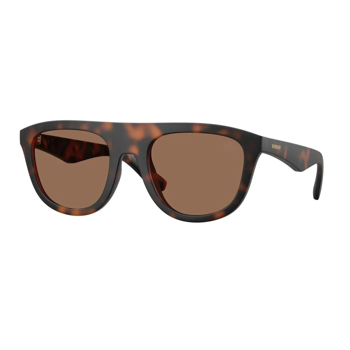 Burberry BE 4459 U Matte Dark Havana Dark Brown Polyamide Standard 353673 Sungl