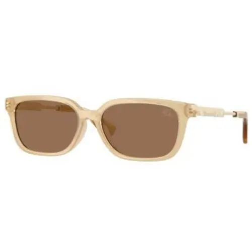 Burberry BE 4481 D Yellow Dark Brown Polyamide Standard 419873 Sunglasses