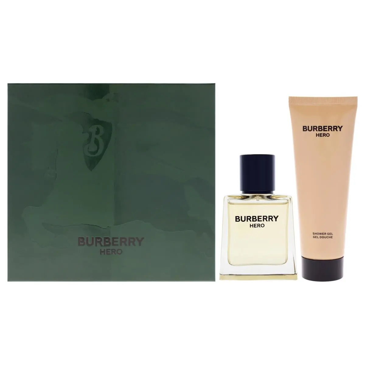 Burberry Hero by Burberry For Men - 2 Pc Gift Set 1.6oz Edt Spray 2.5oz