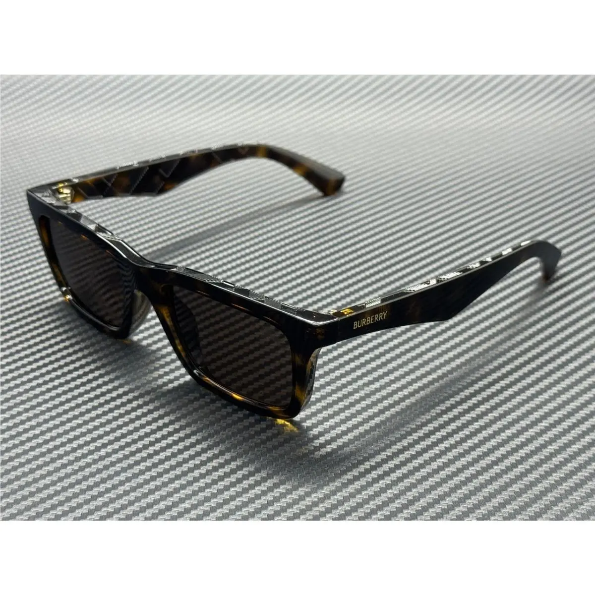 Burberry BE4475U 300273 Dark Havana Dark Brown Men`s 53 mm Sunglasses