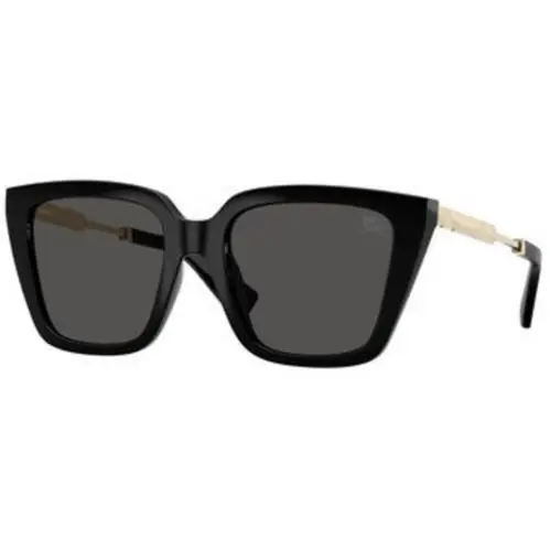 Burberry BE 4473 U Black Dark Grey Polyamide Standard 300187 Sunglasses