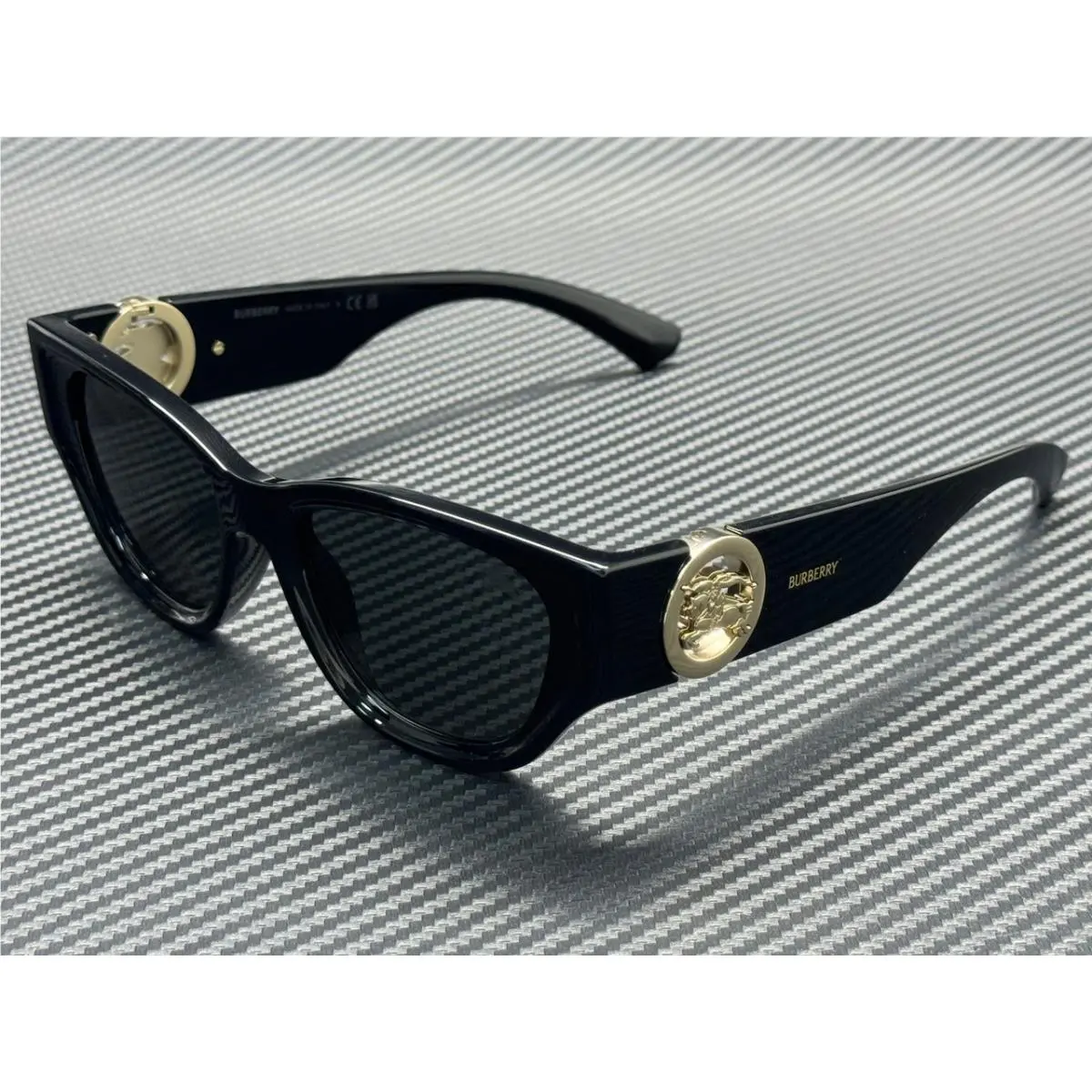 Burberry BE4467U 300187 Black Dark Grey Women`s 52 mm Sunglasses