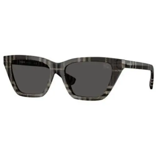 Burberry BE 4468 Check Grey Dark Grey Polyamide Standard 419987 Sunglasses