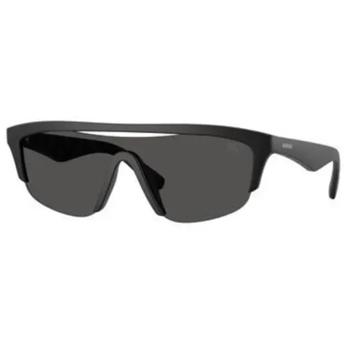 Burberry BE 4460 U Matte Black Dark Grey Polyamide Standard 346487 Sunglasses
